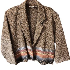 Multicolor Women's Blazer Painted Pony size Large